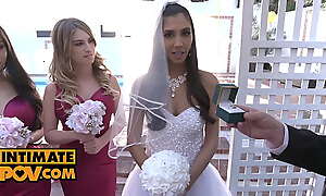 itsPOV - Wedding night fuck foursome with Gianna Dior, Kristen Scott and Jade Kush