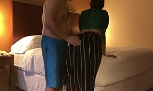 Dirty wife cheats in spouse in hotel