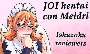 JOI hentai con Meidri, Ishuzoku Reviewers, voz española.