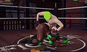 LuchaBelle VS Joe Curr (Naked Fighter 3D)